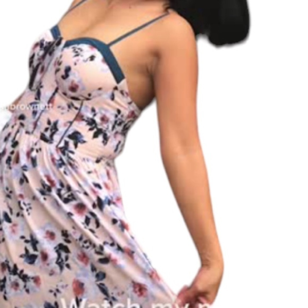 Band of Gypsies baby doll Sz XS Floral Dress